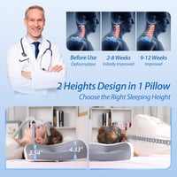 HOMCA CPAP memóriahabos párna minden CPAP maszkhoz, ergonomikus oldalsó alváshoz 7