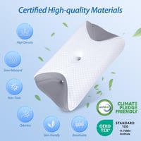 HOMCA CPAP memóriahabos párna minden CPAP maszkhoz, ergonomikus oldalsó alváshoz 8