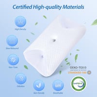 HOMCA ergonomikus memóriahabos CPAP párna nyakstabilizálóval oldalsó alváshoz 8