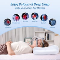 HOMCA ergonomikus memóriahabos CPAP párna nyakstabilizálóval oldalsó alváshoz 6