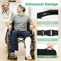 HOMCA Vízálló Ülőpárna Memóriahabbal, Ortopédikus Coccyx Párna Aranyér és Kényelemhez - Black With Waterproof Cover 4