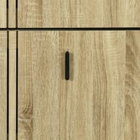 HOMCOM Botník s 3 výklopnými priehradkami pre 18 párov topánok, 63x24x117 cm, dekor dub 9