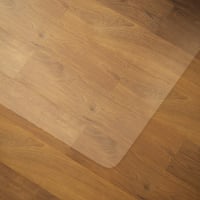 Covoraș pentru scaun de birou HOMCOM 120x120 cm, transparent, verde, antiderapant, protecție podea din plastic 9