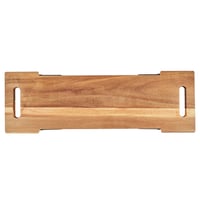 HOME DECO FACTORY KA0322 Daska za posluživanje od bagremovog drva s crnim metalnim nogama, 55 cm, smeđa i crna — Ljepljiva površina (stanje: vidi 2. sliku) 5