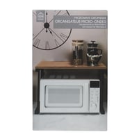 HOME DECO FACTORY Mikrohullámú sütő rendező polc állvány konyhai tároló 6