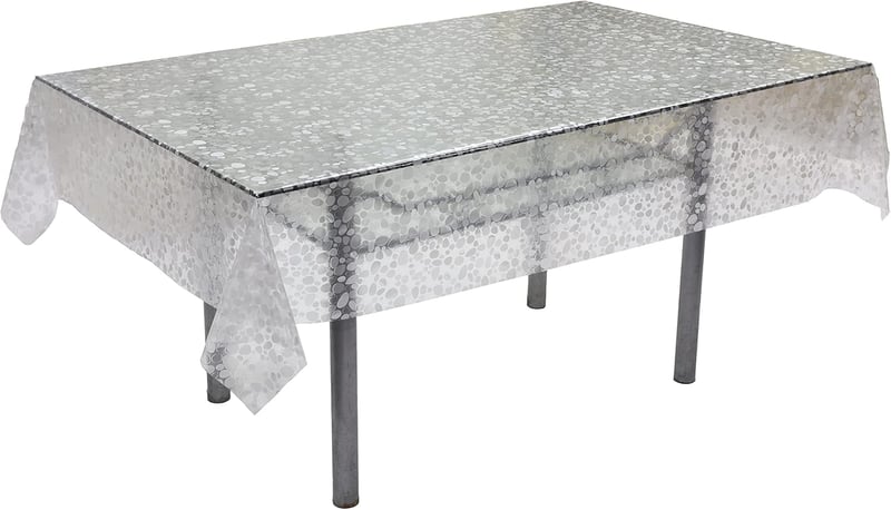 Home Direct átlátszó PVC asztalterítő 137 cm kerek asztalvédő