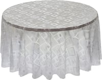 Home Direct átlátszó PVC asztalterítő 137 cm, kerek, könnyen tisztítható 3