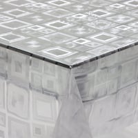 Home Direct Átlátszó PVC Asztalterítő - Vízálló, Könnyen Tisztítható Asztali Védőfólia Konyhába, Étkezőbe, Kertbe - Téglalap Alakú 140 x 240 3