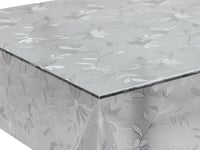 Home Direct Átlátszó PVC Asztalterítő - Vízálló, Könnyen Tisztítható Asztalvédő Fólia Konyhába, Étkezőbe, Kertbe - Téglalap Alakú 140 x 180  3