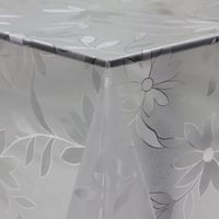 Home Direct Átlátszó PVC Asztalterítő - Vízálló, Könnyen Tisztítható Asztalvédő Fólia Konyhába, Étkezőbe, Kertbe - Téglalap Alakú 140 x 180  2
