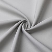 HomeDirect téglalap alakú poliészter asztalterítő - világosszürke - 150x250 cm 4