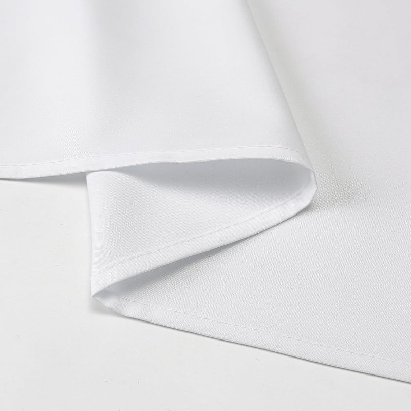 Home Direct Lótuszhatású Asztalterítő - Fehér Téglalap Alakú Textil Terítő 140x200 cm - Folttaszító, Könnyen Tisztítható Poliészter