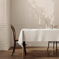 Home Direct Lótuszhatású Asztalterítő - Téglalap Alakú Krémszínű Textil Terítő 140x200 cm - Folttaszító Poliészter Anyag, Könnyen Tisztíthat 3