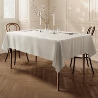 Home Direct Lótuszhatású Asztalterítő - Téglalap Alakú Krémszínű Textil Terítő 140x200 cm - Folttaszító Poliészter Anyag, Könnyen Tisztíthat 1