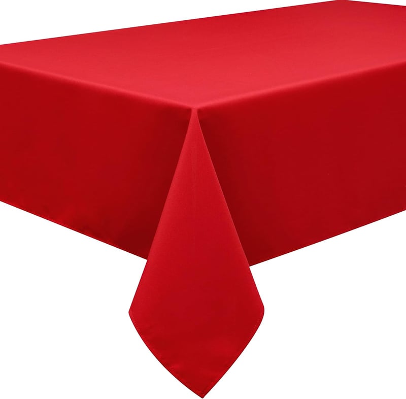 Home Direct Négyzet Terítő 150x250 cm Piros Textil Asztalterítő