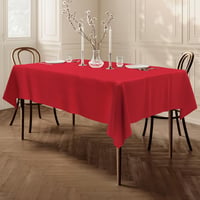 Home Direct Négyzet Terítő 150x250 cm Piros Textil Asztalterítő 1
