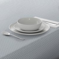 Home Direct Világosszürke Téglalap Alakú Vízlepergető Asztalterítő - Mosható Műanyag Abrosz Konyhába, Étkezőbe, Kertbe 180x140 cm 3