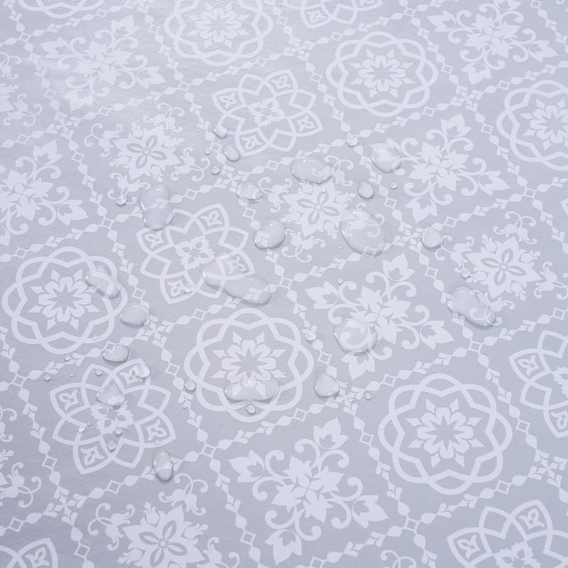 Home Direct Vízálló Terítő 140x180 cm Világosszürke Mosható Asztalterítő