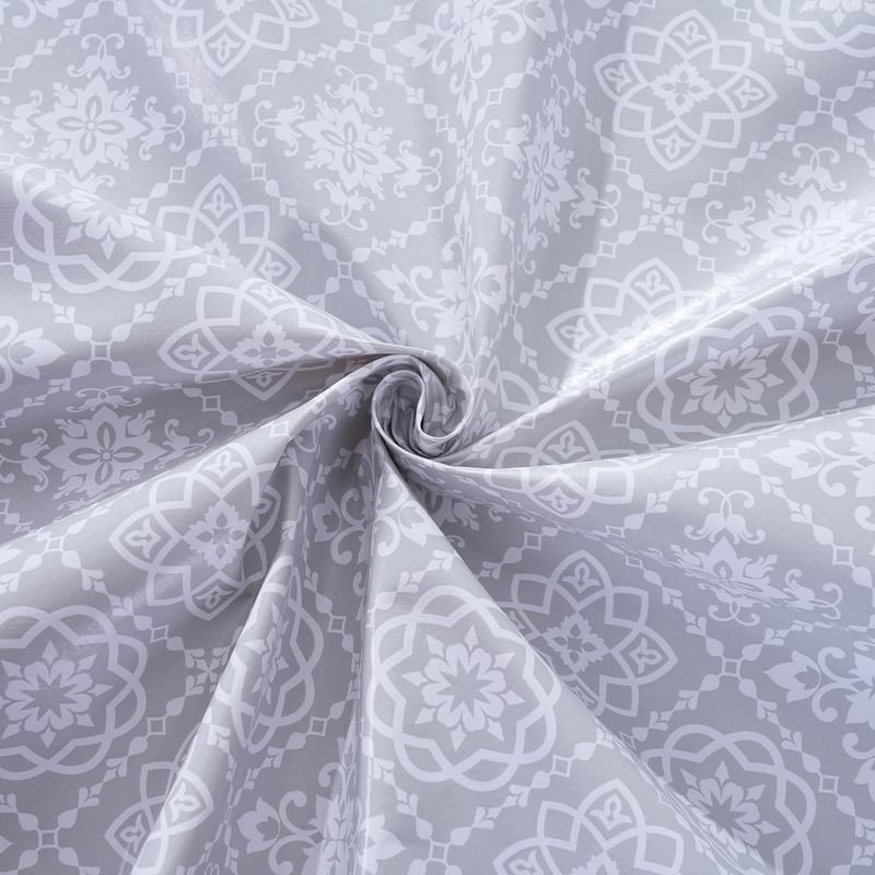 Home Direct Vízálló Terítő 140x180 cm Világosszürke Mosható Asztalterítő