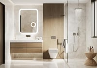 Home Glow LED Fürdőszobai Tükör 60x80 cm Világítással és Páramentesítővel - Érintőszenzoros Fali Sminktükör COB Szegélyvilágítással 7