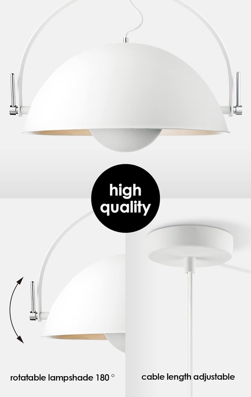 Home Sweet Home Collection Fabriq Bow függőlámpa fehér 50cm E27 LED