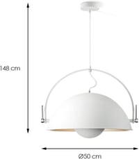 Home Sweet Home Collection Fabriq Bow függőlámpa fehér 50cm E27 LED 5