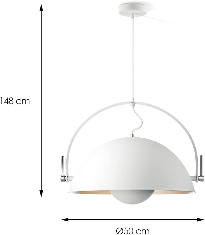 Home Sweet Home Collection Fabriq Bow függőlámpa fehér 50cm E27 LED