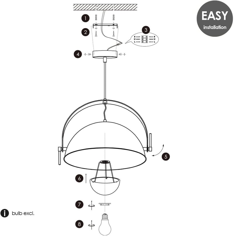 Home Sweet Home Collection Fabriq Bow függőlámpa fehér 50cm E27 LED