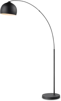 Home Sweet Home Collection ipari vintage ívlámpa fekete fém árnyékolóval, 172 cm, LED fényforrás 3