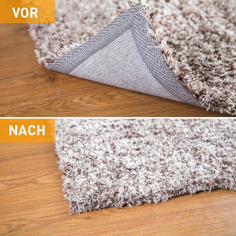 Home Techpro Szőnyegrögzítő - Mosható, Csúszásgátló Alátét Vacuum Tech Technológiával - Szőnyegsarok Kisimító, Könnyen Eltávolítható, 4 db-o