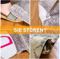 Home Techpro Szőnyegrögzítő - Mosható, Csúszásgátló Alátét Vacuum Tech Technológiával - Szőnyegsarok Kisimító, Könnyen Eltávolítható, 4 db-o 3