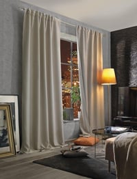 Akustický záves HOMEbasics Acustico, prírodná farba, 245x135 cm — Látka je na viacerých miestach poškodená (stav: pozri 2. obrázok) 6