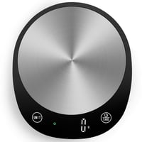 Homebuds 10 kg digitális konyhai mérleg 1g pontossággal, LED kijelzővel, fekete 1