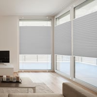 HOMEDEMO Pliszé Roló Klemmfix 110x110 cm Szürke Ablak Ajtó Árnyékolás Napvédelem 8