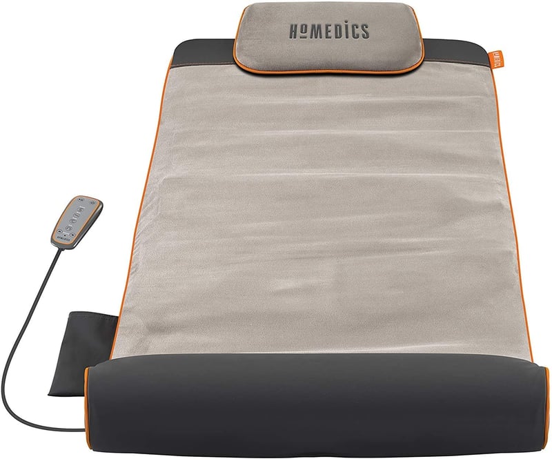 Homedics Stretch podloga za istezanje inspirirana jogom sa 7 zračnih komora, za istezanje mišića i poboljšanje pokretljivosti, fitness i opuštanje