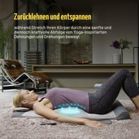Homedics Stretch podloga za istezanje inspirirana jogom sa 7 zračnih komora, za istezanje mišića i poboljšanje pokretljivosti, fitness i opuštanje 2
