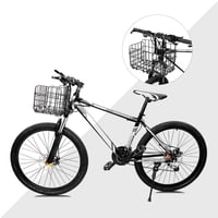 HOMEE Skladací drôtený košík na bicykel, odnímateľný, na prednú aj zadnú montáž, čierny 9