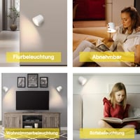 Lampă de perete LED Homefire pentru interior, iluminat de perete, cu baterii, set de 2 bucăți 8