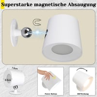 Lampă de perete LED Homefire pentru interior, iluminat de perete, cu baterii, set de 2 bucăți 2