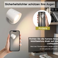 Lampă de perete LED Homefire pentru interior, iluminat de perete, cu baterii, set de 2 bucăți 5
