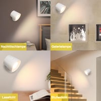 Lampă de perete LED Homefire pentru interior, iluminat de perete, cu baterii, set de 2 bucăți 7