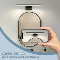 Homefire LED kupaonska rasvjeta za ogledalo 30 cm 6W, svjetiljka za montažu na ogledalo, 4000K neutralno bijelo svjetlo 7