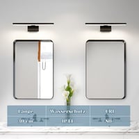 Homefire LED kupaonska rasvjeta za ogledalo 30 cm 6W, svjetiljka za montažu na ogledalo, 4000K neutralno bijelo svjetlo 8