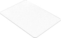 HOMEK Padlóvédő Szőnyeg 75x120 cm Átlátszó Csúszásmentes PVC Irodai Szék Alátét Otthoni Iroda Szőnyegvédelem 6