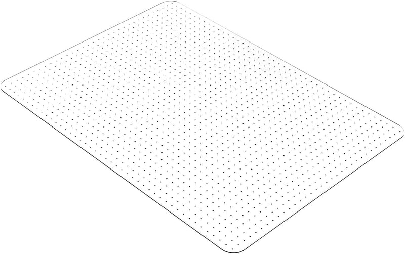 HOMEK Padlóvédő Szőnyeg 75x120 cm Átlátszó Csúszásmentes PVC Irodai Szék Alátét Otthoni Iroda Szőnyegvédelem