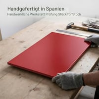 Husa pentru Plită Ceramică și Protecție pentru Plită cu Inducție HOMELAY 55x33x2,5 cm - Roșu - Fabricat Manual în Europa - Protector pentru Plită Vitroceramică Extrem de Durabil 6