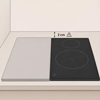Husa pentru Plită Ceramică și Protecție pentru Plită cu Inducție HOMELAY 55x33x2,5 cm - Roșu - Fabricat Manual în Europa - Protector pentru Plită Vitroceramică Extrem de Durabil 3