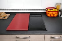 Husa pentru Plită Ceramică și Protecție pentru Plită cu Inducție HOMELAY 55x33x2,5 cm - Roșu - Fabricat Manual în Europa - Protector pentru Plită Vitroceramică Extrem de Durabil 2