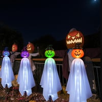 Homeleo 4 darabos napelemes szellem tök Halloween dekoráció kültéri 8