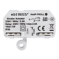 Homematic IP 151347A0 Podomietkový ovládač roliet – Inteligentná domácnosť, ovládanie cez aplikáciu, Alexu a Google Assistant, pre 1 roletu, inteligentné rozšírenie pre elektrické rolety 1